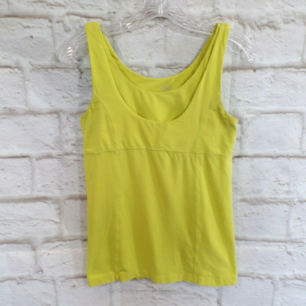 J. Crew Yoga Activewear Top - Yellow - Women's Size S - EUC